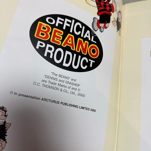 Dennis & Gnasher Easy to Build Moving Model Activity Book Beano NEW 2000 Vintage - Picture 7 of 9